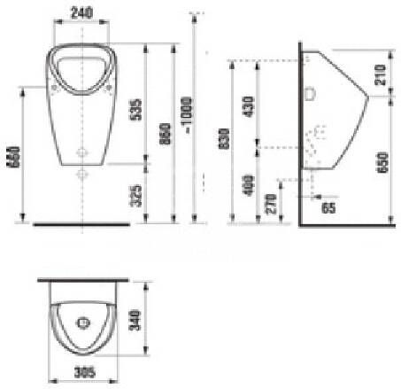 Plieger Brussel New wandurinoir met achterinlaat wit