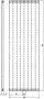 Plieger Perugia verticale radiator (608x1806) 1070 Watt Wit - Thumbnail 3