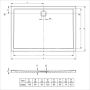 Riho Sion (130x90x4 5 cm) Douchebak Rechthoek Acryl Opbouw - Thumbnail 5