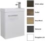 Sanicare Toiletmeubelset Q40 met spiegel grey-wood - Thumbnail 3