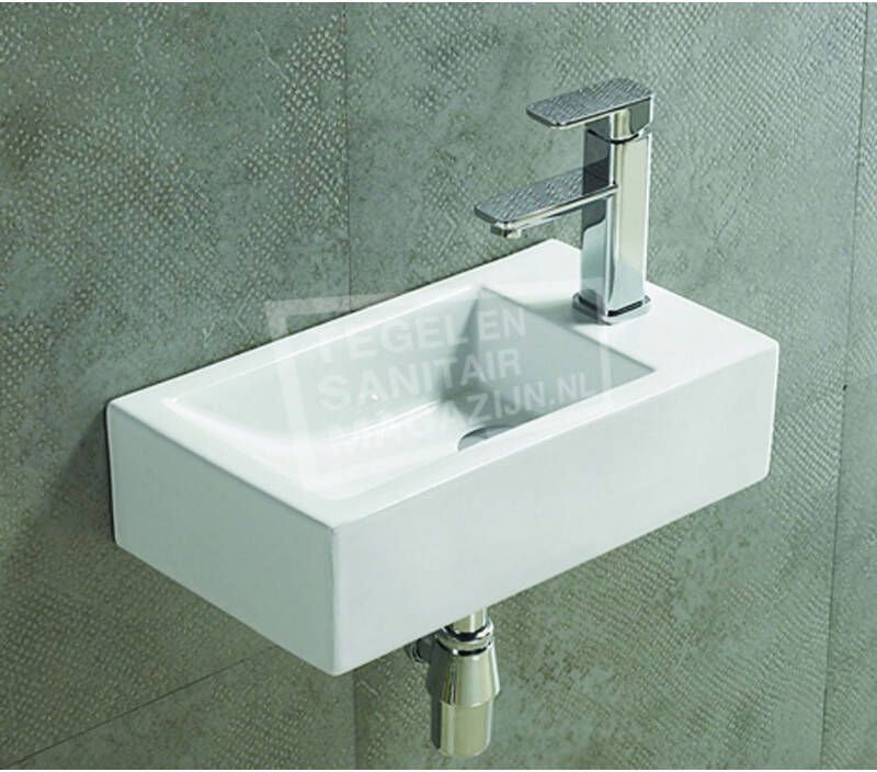 Sanilux Lavabo (45x25x12cm) Keramische fontein