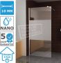 Saniluxe Douchewand Matglas 110 cm Glas met Muurprofiel 10 mm NANO - Thumbnail 2