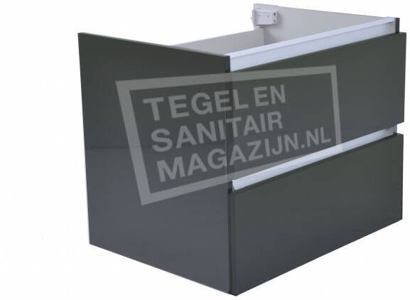 Schulz Fysion Meubelset (incl. Spiegel) 60 cm Hoogglans Grijs