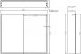 Schulz Viertel Spiegelkast met Verlichting (80x70x13 cm) - Thumbnail 2