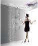Tres Shower Technology elektronische inbouwthermostaat met plafond regendouche 50x50cm en handdouche - Thumbnail 3