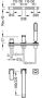 Tres Loft badrandcombinatie met mengkraan en douchegarnituur geborsteld staal 20016203AC - Thumbnail 8