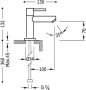 Tres Max Wastafelkraan 1 waterleiding of voormengsysteem 162503 - Thumbnail 2