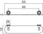 Tres Retro Planchet 60 cm Oude Messing - Thumbnail 2