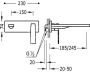 Tres Slim Inbouw Wastafelkraan 185Mm - Thumbnail 2