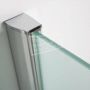 Diamond Line Inloopdouche Eco 140x200cm Antikalk Helder Glas Chroom Profiel 8mm Veiligheidsglas Easy Clean - Thumbnail 14