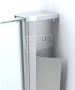 Wiesbaden Inloopdouche Miami 110x200cm Antikalk Helder Mat Glas Chroom Profiel 10mm Veiligheidsglas Easy Clean - Thumbnail 13