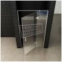 Wiesbaden Douchedeur Miami Nisdeur Draaideur met Vaste Wand 140(60-80)x200cm Antikalk Helder Glas Chroom Profiel 8mm Veiligheidsglas Easy Clean - Thumbnail 12