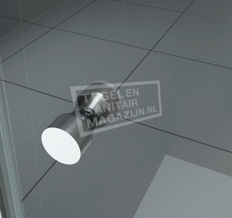 Wiesbaden Pendeldeur Douche 100 cm 6 mm Dubbele Douchedeur Nano Anti-Kalk Nisdeur