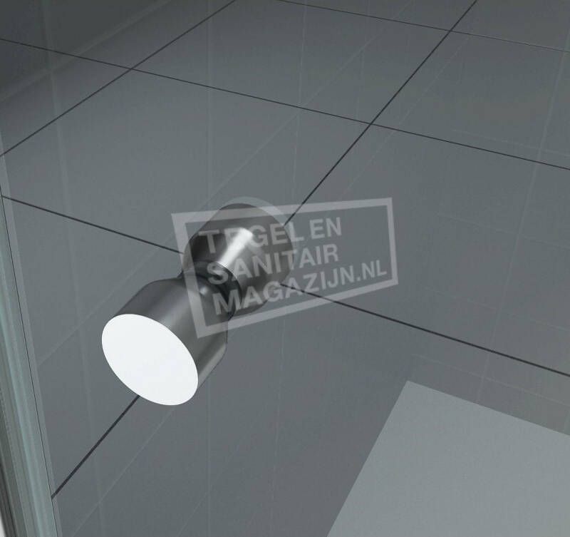 Wiesbaden Pendeldeur Douche 120 cm 6 mm Dubbele Douchedeur Nano Anti-Kalk Nisdeur
