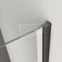 Wiesbaden Graffic inloopdouche 1200 x 2000 x 10 mm nano safety glass folie helder glas mat zwart 20.4259 - Thumbnail 10