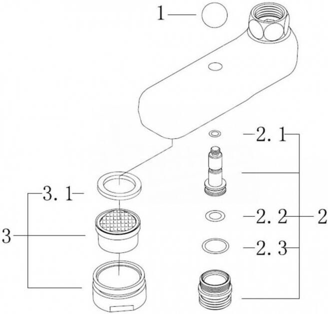 Wiesbaden Thermostatische Baduitlopen Chroom