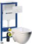 Geberit Duravit Starck 3 Compact toiletset met UP100 en Delta21 bedieningspaneel - Thumbnail 1
