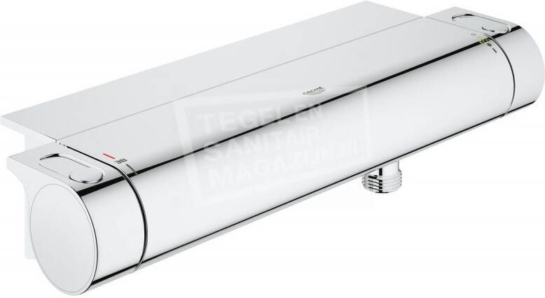 GROHE Grohtherm 2000 New Douchethermostaat met tray wand tweegreeps 2-gats 150mm hart met koppelingen chroom - Foto 2