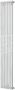 Plieger Antika verticale radiator (500x1800) 1485 Watt Wit - Thumbnail 1