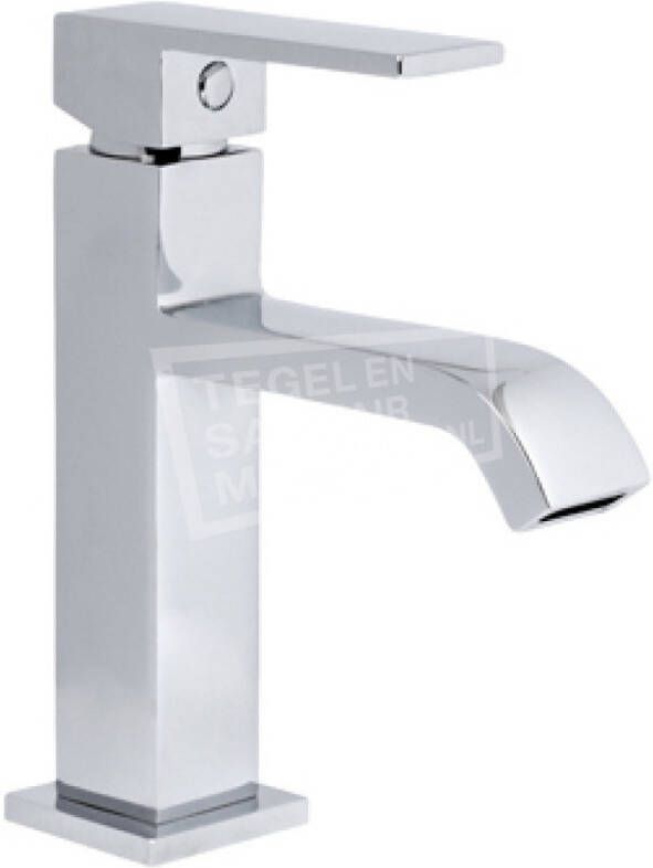 Plieger Kai wastafelkraan vierkant chroom 4333552