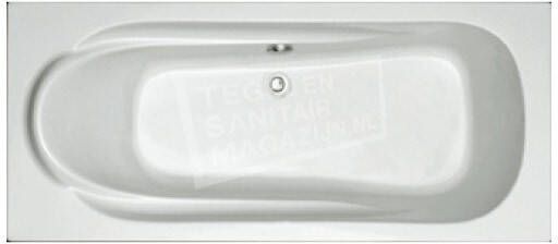 Plieger Spring bad acryl rechthoekig 180x80cm met poten wit 11002010010101 - Foto 2