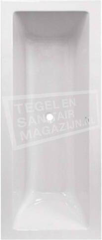 Plieger Tube bad acryl rechthoekig 190x80x50cm met poten wit 805399000020000 - Foto 2