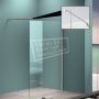 Sanibest Douchewand 120 cm Glas met Muurprofiel 8 mm NANO - Thumbnail 1