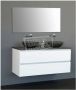 Sanilux Badmeubel Monaco White & Stone 120cm - Thumbnail 1