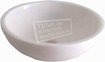 Sanilux Natuurstenen (35x35x12cm) Waskom Wit Rond