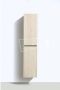 Sanilux Trend Line 160 cm Kolomkast Light Wood met 2 deuren Greeploos Softclose - Thumbnail 1