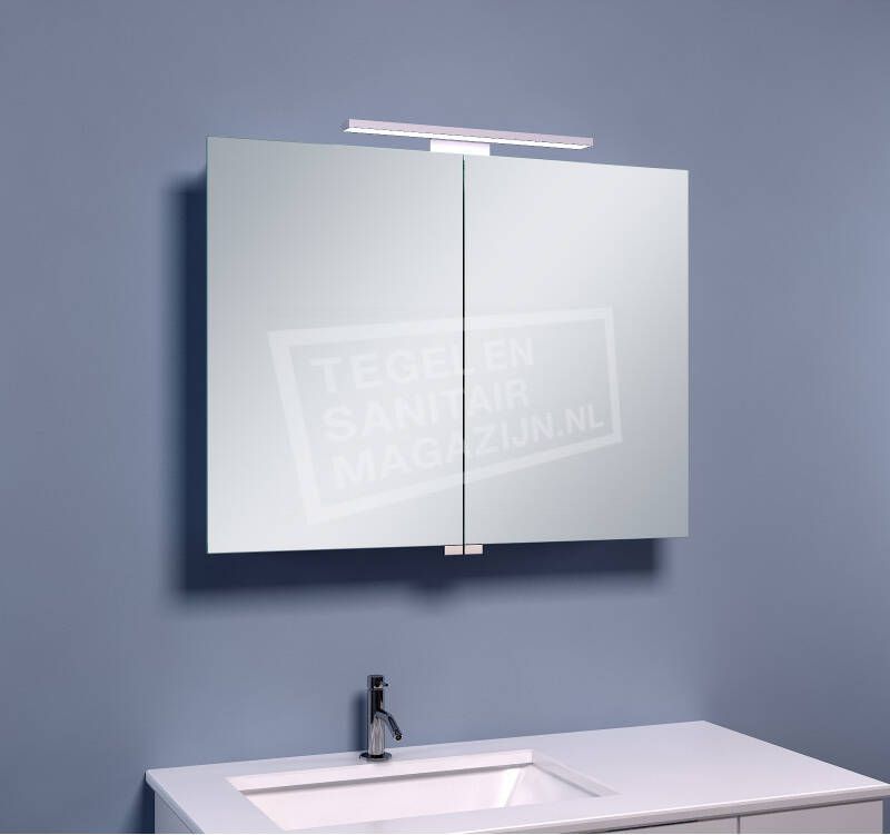 Schulz Large Luxe Spiegelkast met LED Verlichting (80x60x14 cm)