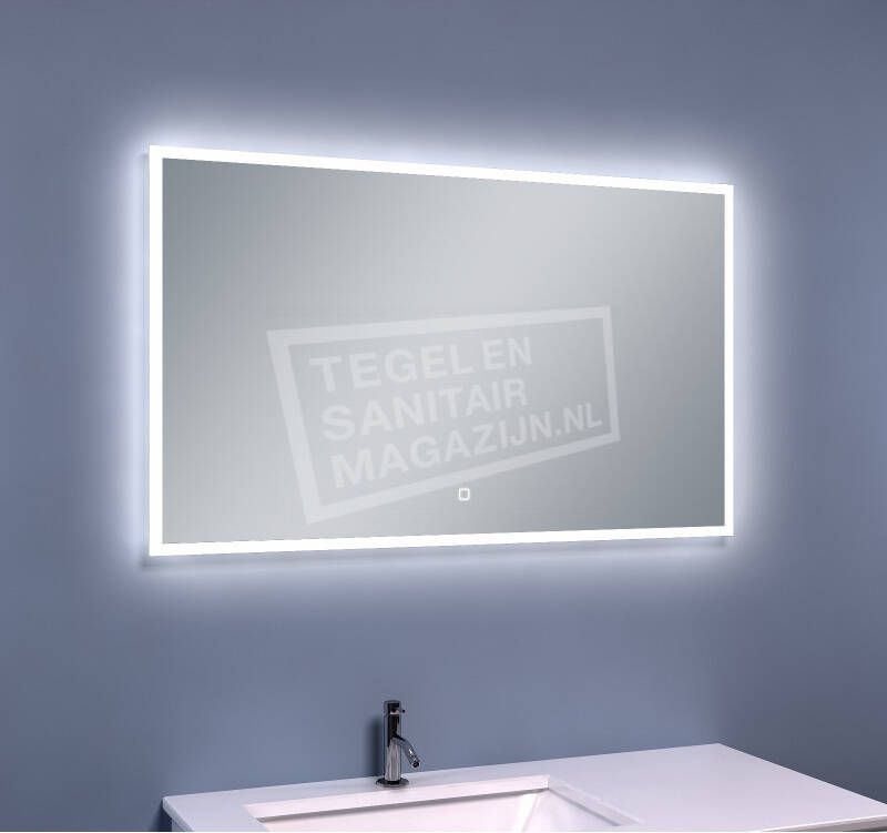 Schulz Tolio Viertel-LED Spiegel 120x60 Condensvrij