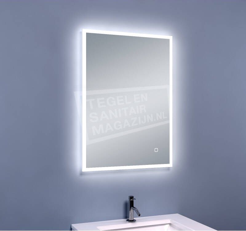 Schulz Tolio Viertel-LED Spiegel 70x50 Condensvrij