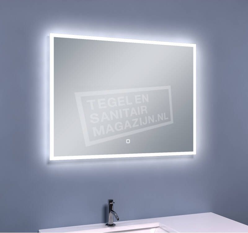 Schulz Tolio Viertel-LED Spiegel 80x60 Condensvrij