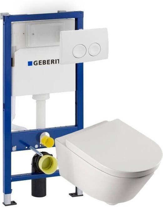 Schulz Underground Toiletset met Geberit Up100 En Delta21 Bedieningspaneel