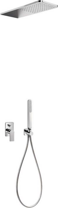 Tres Loft Inbouwd met doucheset met geintegreerde mengkraan Chroom 20018005 - Foto 4