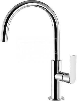 Tres Loft wastafelkraan met hoge gebogen uitloop 20020505