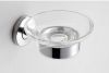 Wiesbaden Brush zeepschaalhouder met glas RVS 24.3825 online kopen