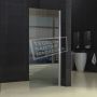 Wiesbaden Douchewand Miami 30x200cm Antikalk Helder Glas Chroom Profiel 10mm Veiligheidsglas Easy Clean - Thumbnail 5