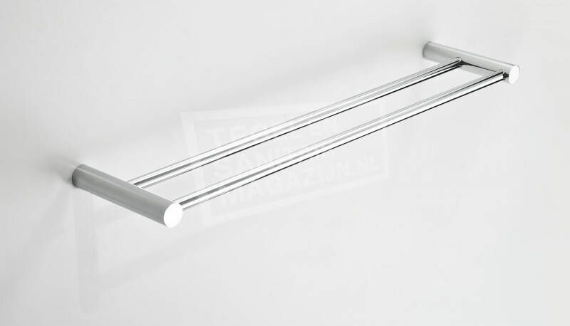 Wiesbaden Ida dubbele handdoekrek 60cm chroom 28.4058 - Foto 2