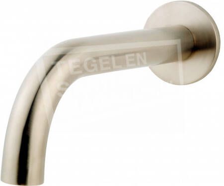 1219 Wiesbaden inbouw-uitloop rond 20cm 1 2'' geborsteld staal - Foto 3
