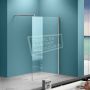 Diamond Line Inloopdouche Eco 140x200cm Antikalk Helder Glas Chroom Profiel 8mm Veiligheidsglas Easy Clean - Thumbnail 6