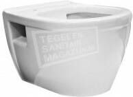 Wiesbaden Toiletpot Prio Rimless Wandcloset 52.2x36.6 cm Keramiek Wit Zonder Toiletzitting - Foto 7