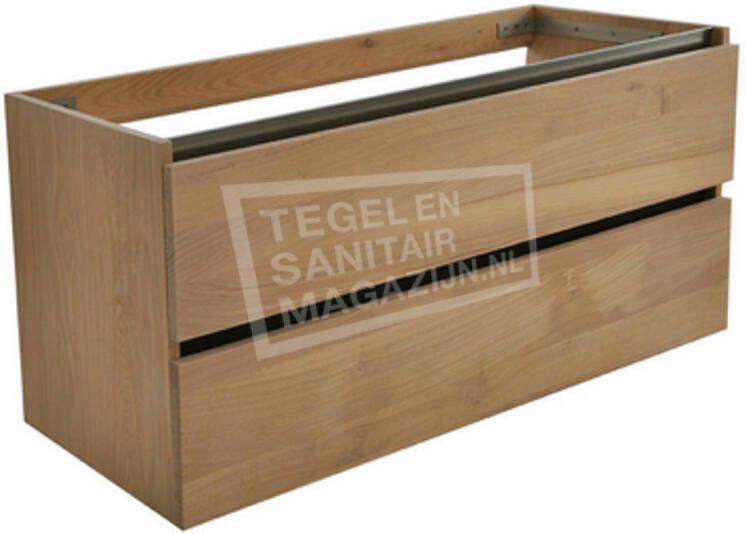 Wiesbaden OAK onderkast met 2 laden 2 uitsparingen 120 x 46 cm eik 38.3593 - Foto 4