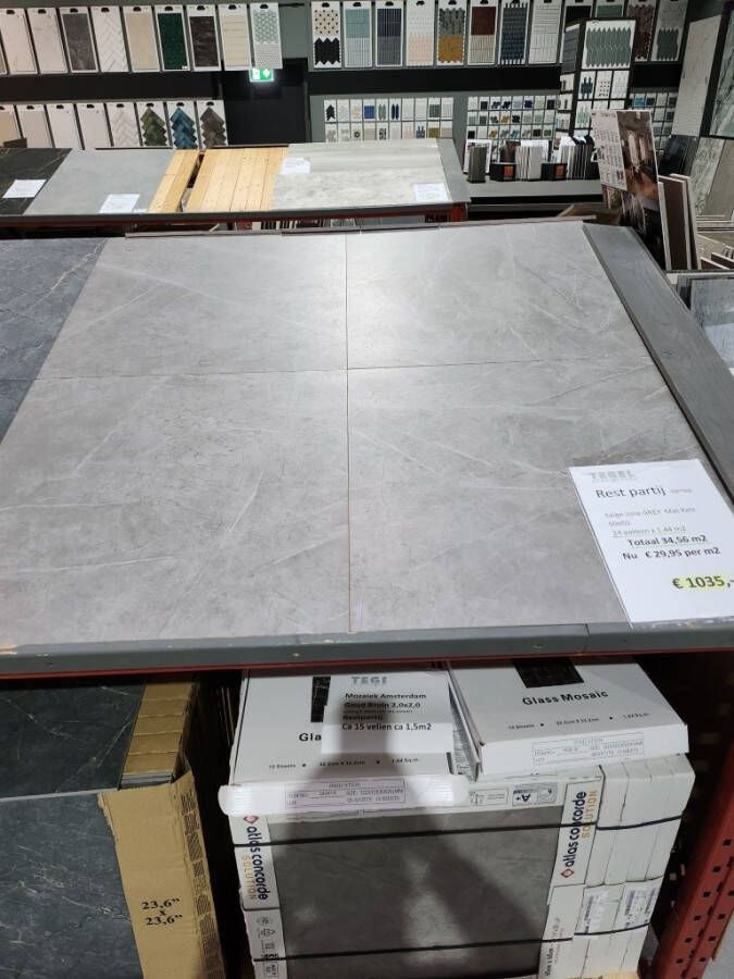 Atlas Concorde Solution Restpartij Exigo Jolie Grey mat 60x60 rett