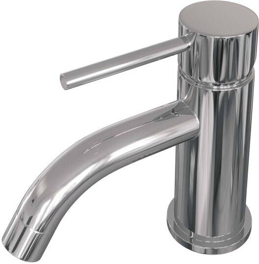 Brauer Toiletkraan Chrome Edition Opbouw Gebogen Rond Glans Chroom Koudwaterkraan