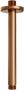 Brauer Copper Carving thermostatische inbouw regendouche met drukknoppen SET 60 met 30 cm douchekop en plafondarm en 3-standen handdouche en doucheslang en wandaansluitbocht koper geborsteld PVD - Thumbnail 2