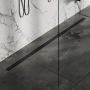 Brauer Douchegoot StanDrain 200x7 cm Zwart Vloerflens Inclusief Kunststof Sifon Verstelbare Poten - Thumbnail 2