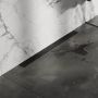 Brauer Douchegoot WallDrain Zwart Geborsteld Muur Montage 70x7 cm Inclusief Sifon Kunststof Standaard Rooster - Thumbnail 2