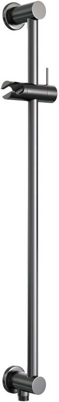 Brauer Gunmetal Edition Glijstang 70cm handdouchehouder geïntegreerde wateruitlaat PVD geborsteld gunmetal 5-GM-020 - Foto 1